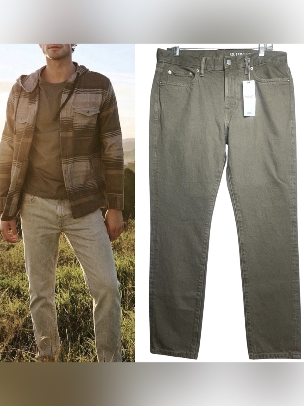 Outerknown Sea Jeans Drifter Tapered Fit Size 32x30 Denim SCT Organic Cotton